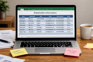 stakeholder commitment tracking