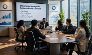 team reviews stakeholder management software pricing