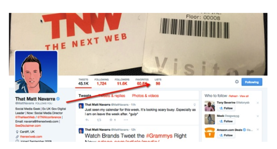 twitter lists stakeholders