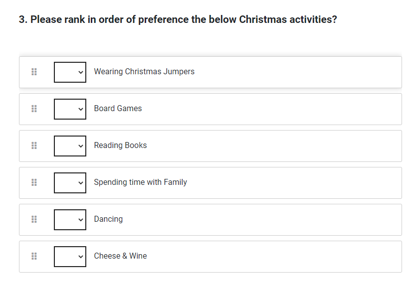 Ranking Question Reporting